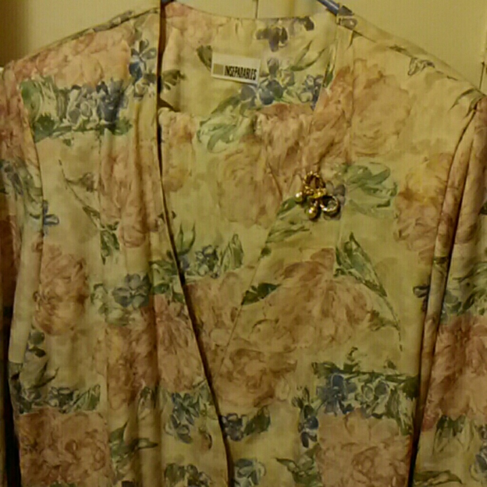 Vintage suit jacket and matching skirt
